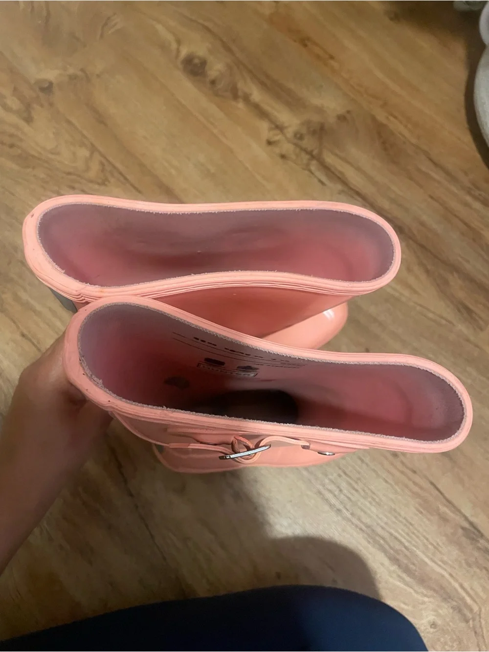 Hunter Kids Coral Pink Tall Rain Boots